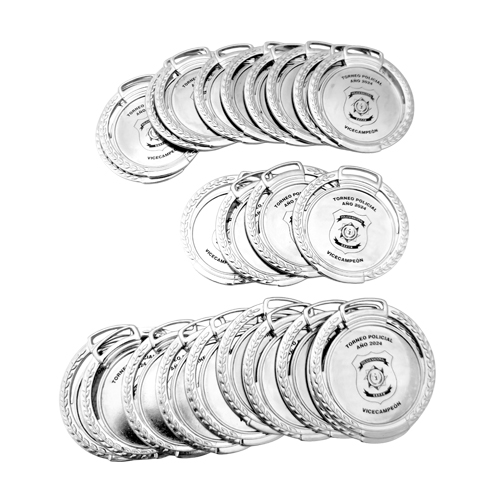 Grabado en medalla de metal