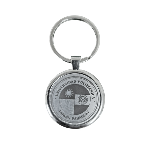 Grabado de llavero de metal